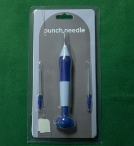 AA0137 Interchangeable punch needles set Blue Plastic Punch Needle <b>Tool</b> for Crafting and Embroidery - Product Image 3