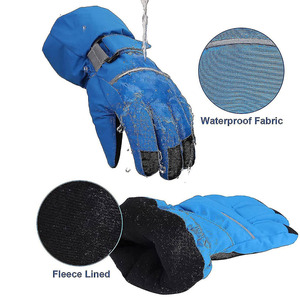 Guantes de Esquí de Invierno de Diseño Moderno y a la Moda, Guantes de Snowboard de Cuero de Alta Calidad para Hombre, Guantes de Esquí de Cuero a la Moda - Product Image 3