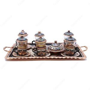 Pure Copper Vintage Coffee <b>Set</b> With Polish Finished For Restaurant Home And Hotel Kitchenware Metal <b>Tea</b> <b>Set</b> - Product Image 5