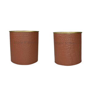 Maceta Moderna y Clásica para Interiores y Exteriores, Resistente, con Recubrimiento de Polvo de Hierro, Multiusos, con Drenaje - Product Image 2