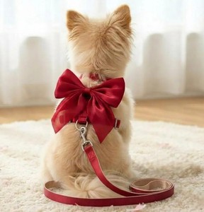 SN HANDICRAFTS Premium Eco-Friendly Modern Animal Print <b>Dog</b> <b>Leash</b> with 100% Cotton and Bowknot - Product Image 1