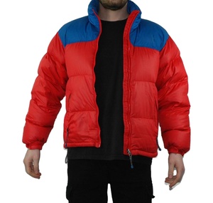 Veste d'hiver rembourrée en polyester noir pour homme, sur mesure OEM. - Product Image 1