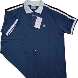 เสื้อเชิ้ตแขนสั้นผู้ชายผ้าฝ้ายแท้ 100% ระบายอากาศได้ดี สไตล์ลำลอง เหมาะสำหรับงานถักทอ ชุดทำงานธุรกิจ รับออกแบบตามสั่ง - Product Image 1