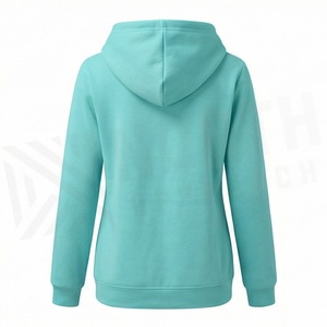 Premium Design Custom Made Women <b>Large</b> Size Pullover Hooded Knitted Lightweight Anti Pilling Breathable Cotton Tops - Product Image 2