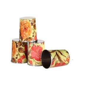 Vaso de Agua Corto y Compacto de Acero Inoxidable, Mini Vaso Cónico de Metal para Beber, Taza para Jugo o Leche para Niños, Vaso Resistente para Picnic - Product Image 3