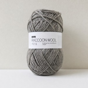 ไหมถักโครเชต์สีดำ ผสมขนแรคคูน ผสมขนสัตว์และขนแรคคูน สำหรับถักมือ น้ำหนัก 95 กรัม ไหมถักโครเชต์ - Product Image 5