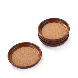 Modern Round Wooden <b>Table</b> <b>Coaster</b>-Durable Eco-Friendly & Reusable - Product Image 4