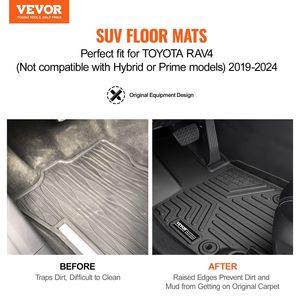 Per Toyota per RAV4 tappetini auto a 2019 2024 tappetini auto adatti a modelli Non ibridi e Non Prime - Product Image 2