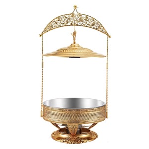 Wholesale Food Warmer Pot Dinner Table Serving Dishes Wedding and Hotel Catering Service Chafing Dish Stylish Stand Buffet - Product Image 4