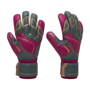 Gants de gardien de but de haute qualité conçus pour un confort maximal, forte rétention du ballon, structure respirante, ajustables - Product Image 1