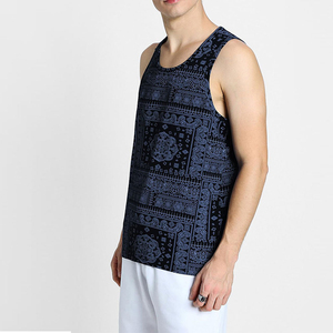 ผู้ผลิตเสื้อผ้าขายส่งเสื้อกล้ามผู้ชายแบบกำหนดเอง เสื้อกล้ามออกกำลังกายระบายอากาศได้ดี เสื้อกล้ามฟิตเนสสำหรับออกกำลังกายในยิม - Product Image 5