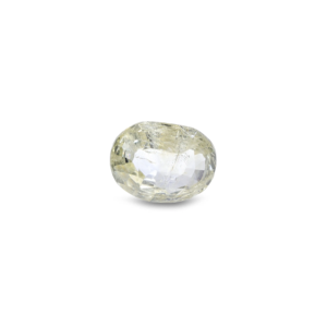 Loose 3.7 Carat Oval Cut Yellow Sapphire Gemstone for Fine Jewelry - Product Image 1