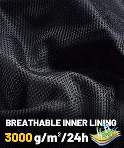 Veste coupe-vent longue d'hiver pour homme, style designer, avec capuche, col montant, coupe vintage, légère et résistante au vent, vente en gros - Product Image 2