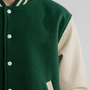 Blouson universitaire classique pour homme, style Letterman, avec boutons-pression, pour le baseball universitaire, vêtements de sport, marque privée, commande en gros - Product Image 6