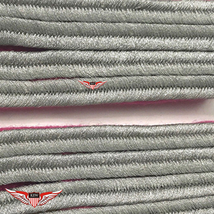 KEW High Quality Grey <b>Braided</b> Epaulettes Nylon Elegant Garment <b>Accessory</b> Durable - Product Image 2