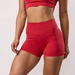 Shorts de Yoga Personalizados sin Costuras para Mujer, Cintura Alta, Efecto Levanta Glúteos, Compresión, Secado Rápido, Ropa Deportiva Femenina - Product Image 1