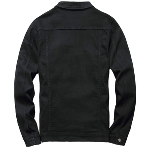 Veste en jean pour homme de haute qualité, tissu en denim de coton premium, coupe ample, délavé vintage, vêtement d'extérieur décontracté - Product Image 4