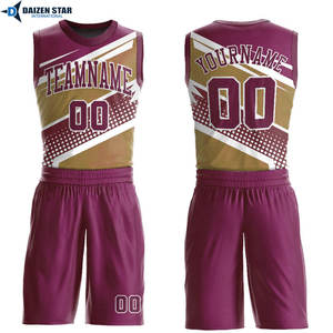 Conjunto de Uniforme de Baloncesto Sublimado Personalizado OEM, Jersey y Pantalones Cortos de Baloncesto Transpirables de Secado Rápido para Entrenamiento en Equipo - Product Image 4