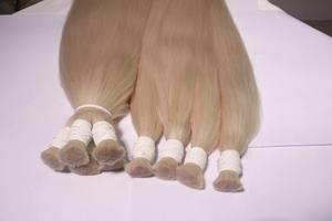 Cheveux raides en vrac effet ombré # Extensions de cheveux humains vietnamiens 100% naturels, blond foncé avec racines 1B/613, sans trame, pour tressage, vente en gros - Product Image 6