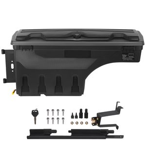 Boîte de rangement pour benne de camion Chevrolet Silverado 1500, 6,6 gal/20 L, étanche, en ABS, pour compartiment à roues, boîte à outils verrouillable, accessoire de contrôle de cargaison - Product Image 3