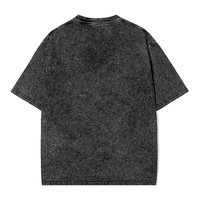 T-shirt streetwear vintage délavé à l'acide, 100% coton, logo personnalisé, décontracté, écologique, respirant, coupe classique, homme/femme
