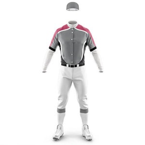Uniforme de Béisbol Personalizado para Hombre, Venta de Fábrica, con Logotipo y Números Impresos, Kit Completo para Ropa Deportiva, Uniforme de Béisbol para Adultos - Product Image 5