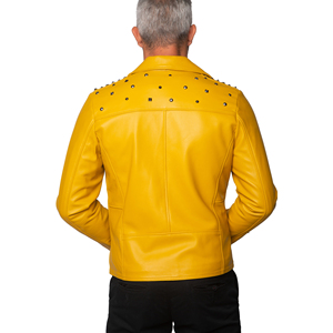 Finer Threads New Style Vintage Leather <b>Jacket</b> Men's Casual Fashion <b>Zip</b>-<b>Up</b> Breathable Lightweight Autumn Coat Collar 320g - Product Image 3