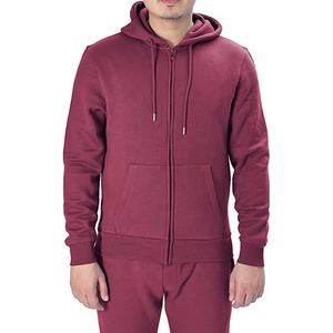 Vente en gros en vrac hommes sweat à capuche zippé unisexe sweat à capuche zippé uni impression personnalisée coton polaire pull à capuche zippé personnalisé - Product Image 1