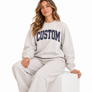 OEM Custom Logo High Quality Solid Embroidered Cotton Mock Neck <b>Sweatshirt</b> Pilates <b>Yoga</b> Women Oversized Mockneck <b>Sweatshirt</b> - Product Image 4
