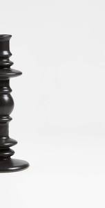 Élégant Chandelier Noir Tourné pour Bougie Conique, Style Moderne et Traditionnel, Grand Minimaliste, Décoration de Table de Mariage et de Dîner, Décoration Intérieure - Product Image 5