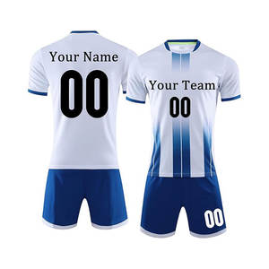 Uniforme de Fútbol Personalizable - 100% Poliéster de Secado Rápido, Tela de Malla Transpirable, Manga Corta, Personalización con Nombres de Equipo/Jugador, Logotipo y Posiciones - Product Image 4