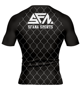 New Arrival Men's Full Sleeve Anti-Bacterial Rashguard <b>Compression</b> MMA BJJ Training <b>Shirt</b> Quick Dry Breathable Front Gym - Product Image 3