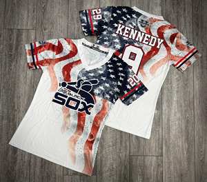 Maillot de football américain personnalisé avec impression numérique, vêtements de sport respirants - Product Image 5