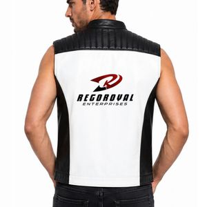 Chaleco de cuero elegante para hombre con forro suave, costuras duraderas, bolsillos prácticos y un ajuste atemporal para montar a caballo, viajar y uso casual. - Product Image 2