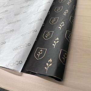 Papel de Seda Personalizado de Lujo, Reciclado, Suave y Duradero, Impresión de Logotipo en Dorado, Embalaje para Ropa y Prendas, Venta al Por Mayor OEM - Product Image 5