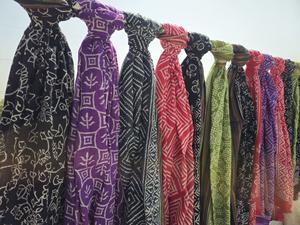 Paréo de plage en coton 100 % imprimé au bloc Dabu, fait main, bandeau, 1 pièce, écologique, pour enterrement de vie de jeune fille, vente en gros - Product Image 2