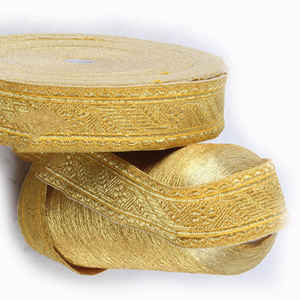 Encaje Trenzado de Mylar Dorado de Alta Calidad, Personalizado, de Alta Visibilidad, Nuevo Diseño, Fabricación en Fábrica - Product Image 5