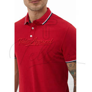 Polos de Lujo para Hombre Tallas Grandes, Polo de Golf con Logotipo Personalizado, Polo con Estampado en Relieve - Product Image 3
