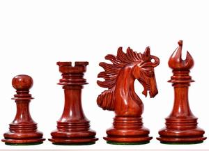 Piezas de Ajedrez de la Serie Tournament Arabian Knight, Madera de Palisandro y Boj, Rey de 4.2 pulgadas, al Mejor Precio - Product Image 5