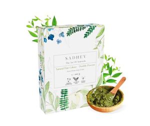 Henna en polvo Sadhev Ayurvédica 100% orgánica, a base de plantas naturales para el cabello - Product Image 2