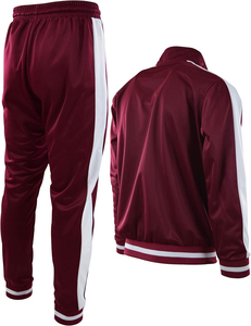 Nouvel ensemble de survêtement pour homme à fermeture éclair intégrale et manches longues, vêtements de sport haut de gamme pour la course, tenue d'entraînement athlétique avec logo personnalisé, vente en gros - Product Image 3