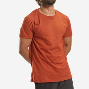 T-shirt ample et court pour homme en coton 100% respirant et à séchage rapide, écologique, avec tissu en toile, idéal pour l'été, avec options OEM/ODM - Product Image 3