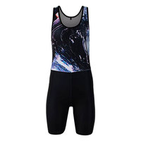 Trajes de Lucha Personalizables con MOQ Bajo - Tela Elástica y Transpirable de Spandex/Poliéster, Diseño Nuevo de Alta Calidad