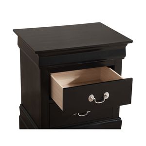 Elegante Comodino Tradizionale Nero - Product Image 6