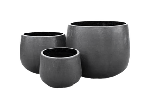 Pot de fleurs décoratif moderne en céramique GRC durable et écologique Art-home, grand modèle, pour la maison, l'hôtel, la terrasse extérieure, le jardin, GC001H84BA - Product Image 1