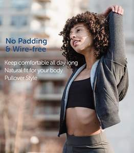 Bralette Natural Ease para Mujer, Tejido Suave, Diseño Ecológico, Forma Delicada, Elasticidad Adaptable, Capas Transpirables, Cómodo de Usar - Product Image 6