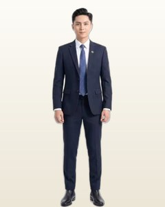 Traje de Negocios para Hombre ANIMA Sacombank, Transpirable, Premium, Antiarrugas, Profesional para Oficina - Product Image 1