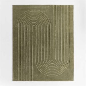 Alfombra Moderna Hecha a Mano con Diseño Geométrico, de Lana, con Bucles Cortados, Acolchada, Antideslizante, Apta para Mascotas, Lavable, de Pelo Medio, para Decoración del Hogar y Hoteles - Product Image 1