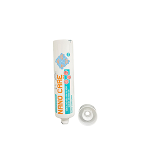 Tube cosmétique en plastique PE blanc, emballage compressible, finition brillante, imprimé, 20g, pour crème pour les mains, crème pour le visage - Product Image 6