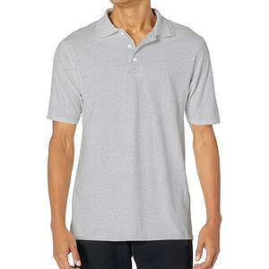 Logo personnalisé, tricoté, écologique, ODM, 100% coton pour chemise, 240g, couleur unie, col à trois boutons, épaules tombantes - Product Image 6